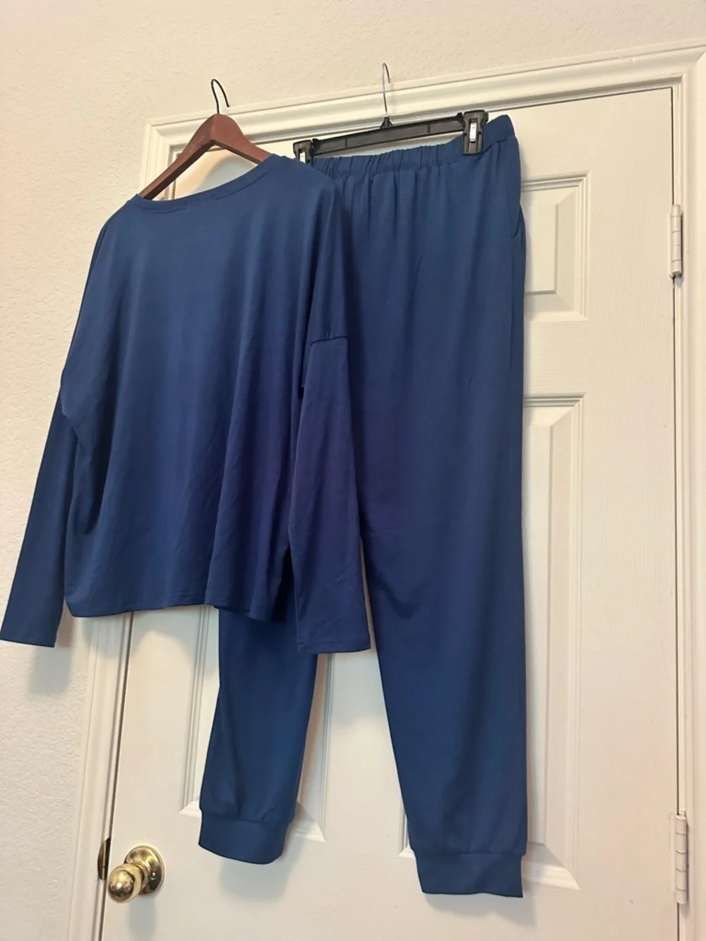 NWT PrettyGarden Navy Blue 2-Piece Lounge Set - Size XL
